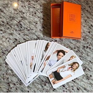 Hermes Scarf Knotting Cards. New unopened with box. Great gift idea Last set